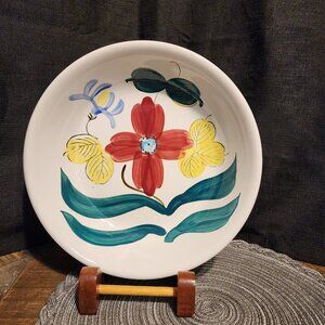 Decorative bowl with floral design.